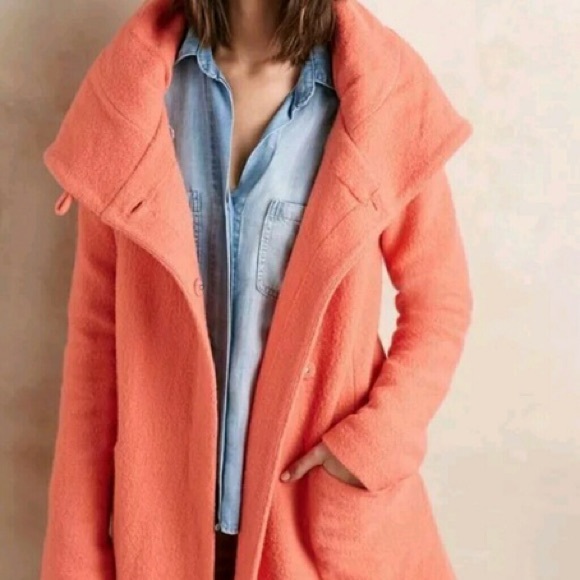 Moth Jackets & Blazers - Moth orange wool coat